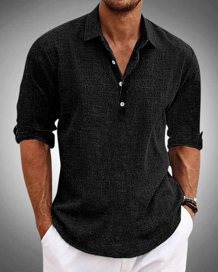 Calvin | Refined Button-Front Classic Shirt