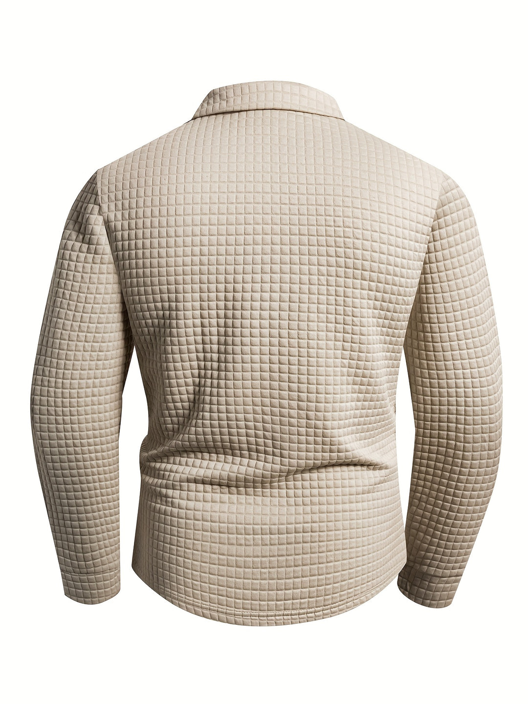 Hollis | Textured Long-Sleeve Polo Shirt