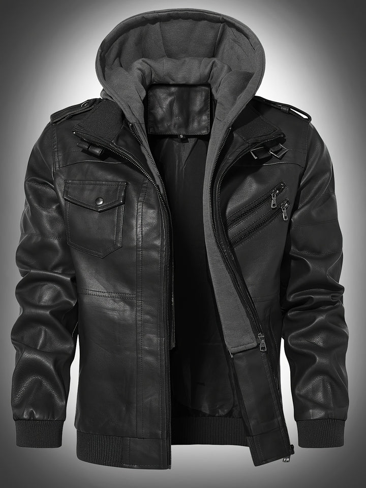 Declan | Hooded Rider Jacket