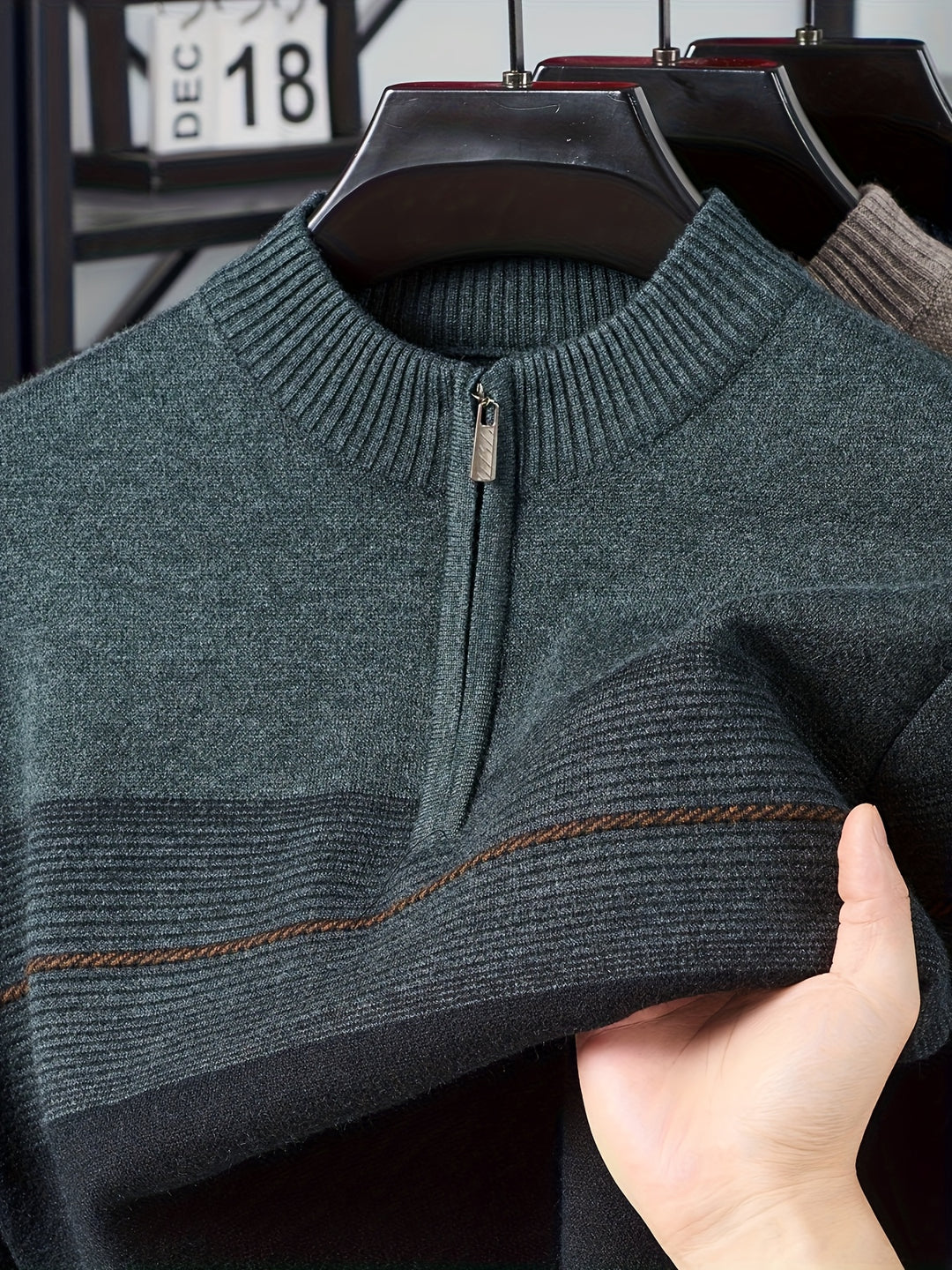 Barrett | Refined Quarter-Zip Sweater