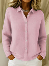 Rosamund | Button-Up Knit Cardigan
