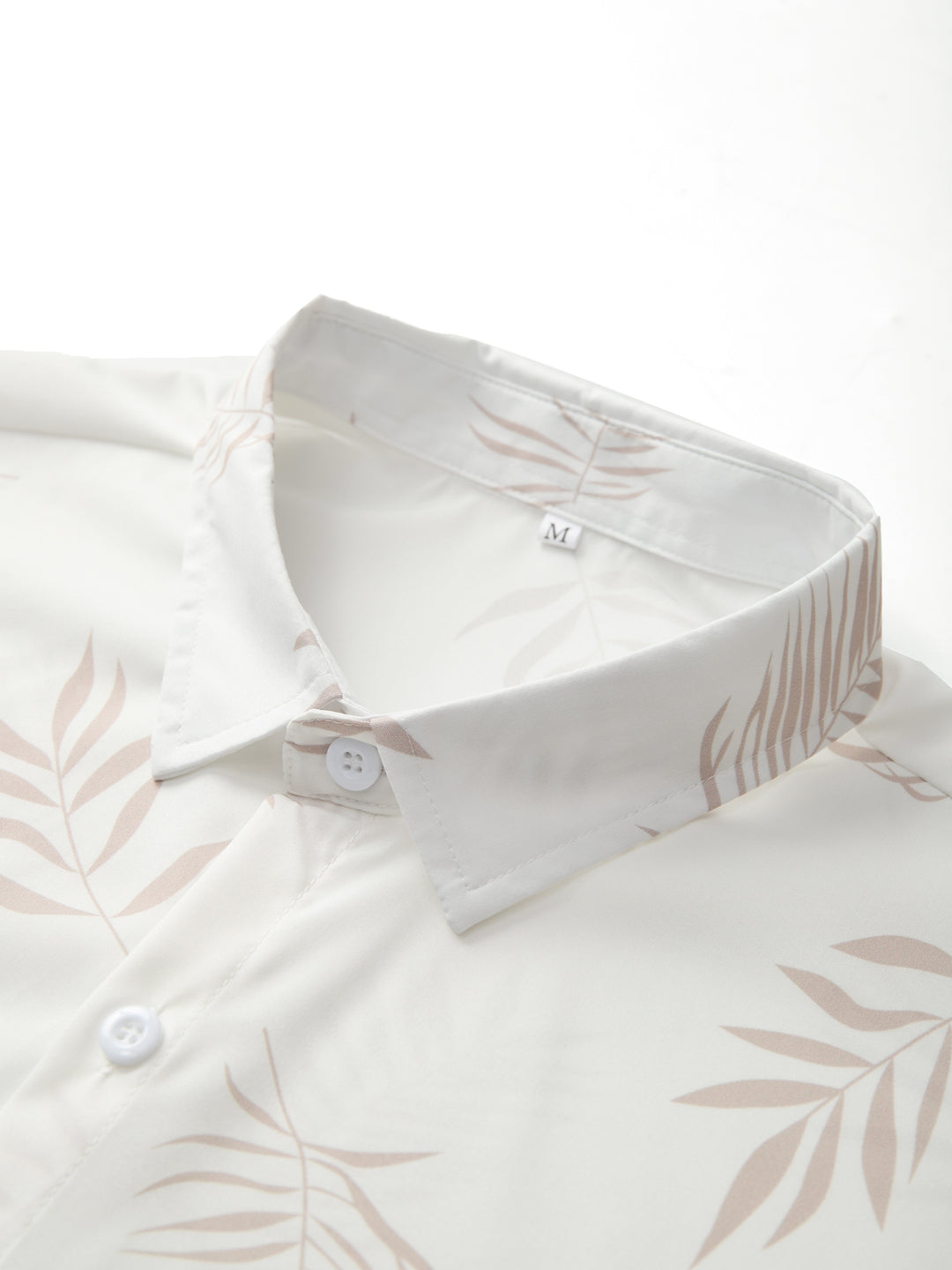 Devlin | Men's Leaf Print Shirt & Shorts Set