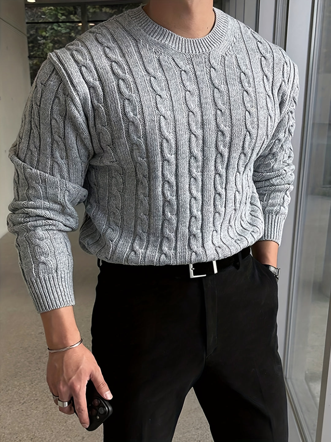 Graham | Cable-Knit Pullover Sweater