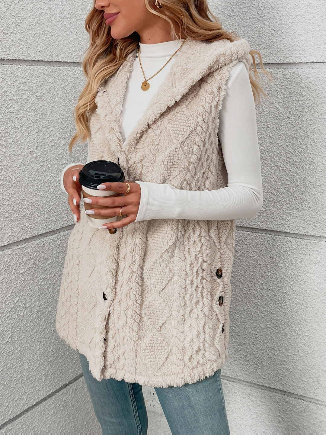 Hazel | Cozy Hooded Vest