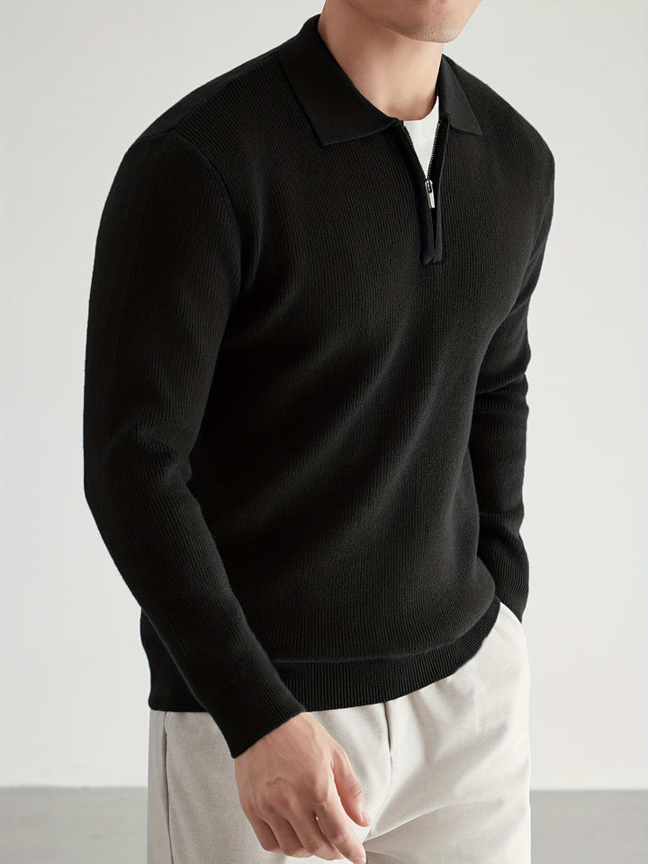 Rhys | Refined Half-Zip Sweater