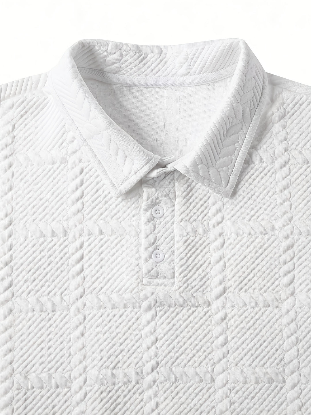 Camden | Men's Knit Jacquard Polo