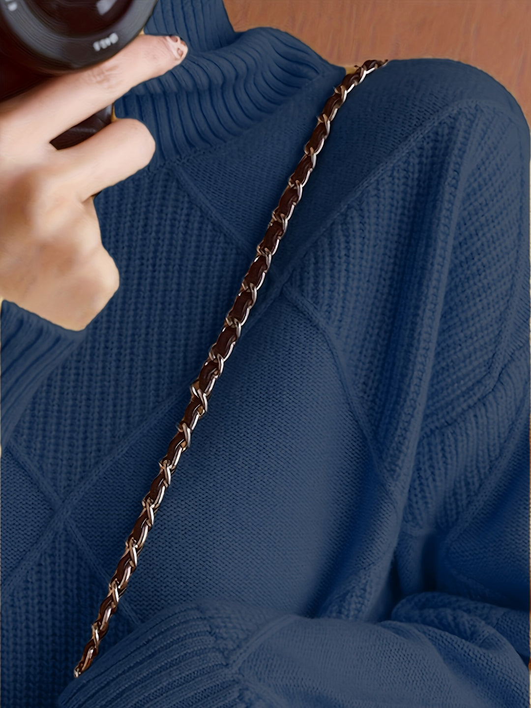 Cornelia | Cozy Textured Turtleneck Sweater