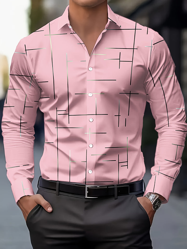Franklin | Men's Geometric Print Long Sleeve Shirt