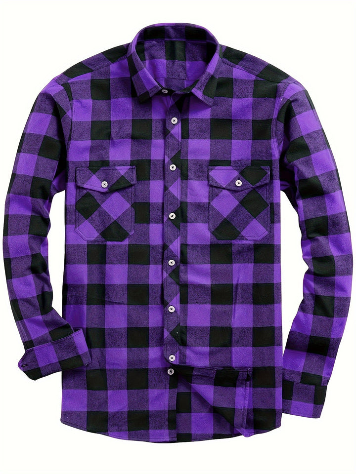 Emory | Rugged Check Button-Up Shirt