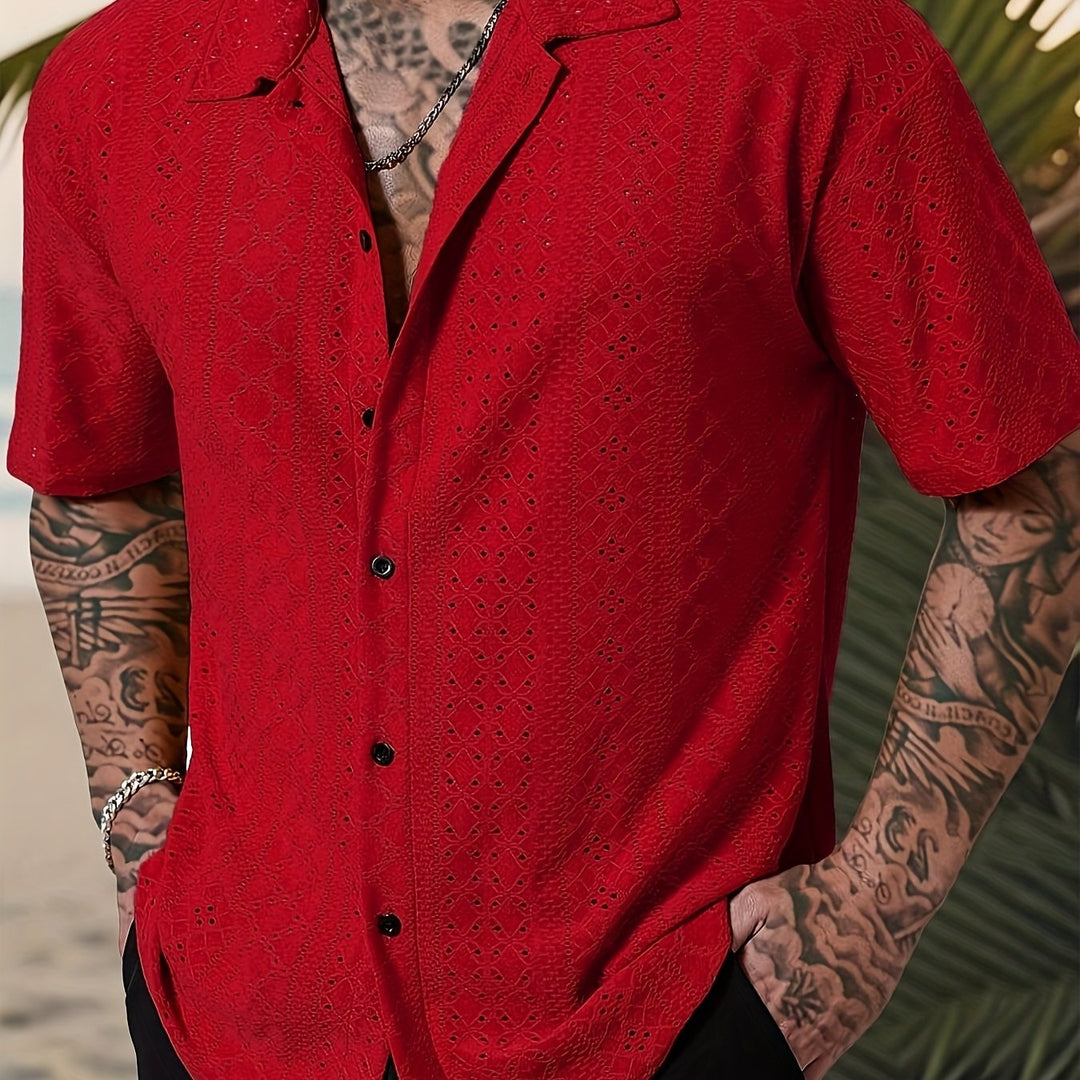 Hayes | Men's Solid Color Button-Up Shirt