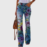 Bernice | Floral Flared Pants