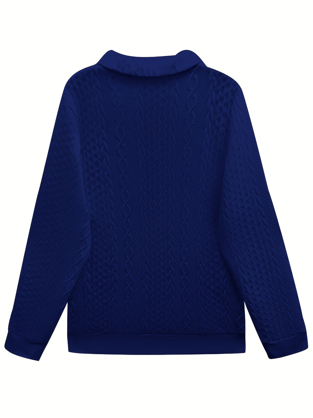 Camille | Cable-Knit Quarter-Zip Sweatshirt