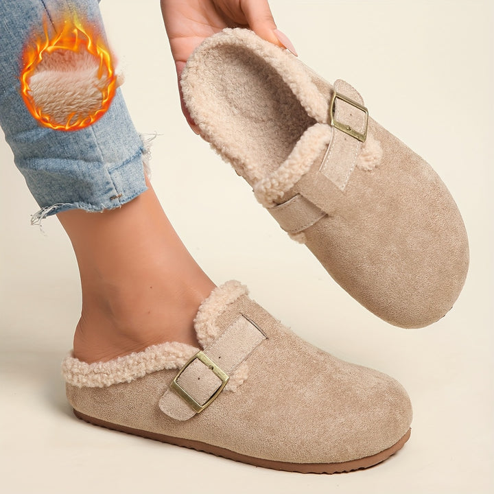 Lottie | Cozy Buckle Mules