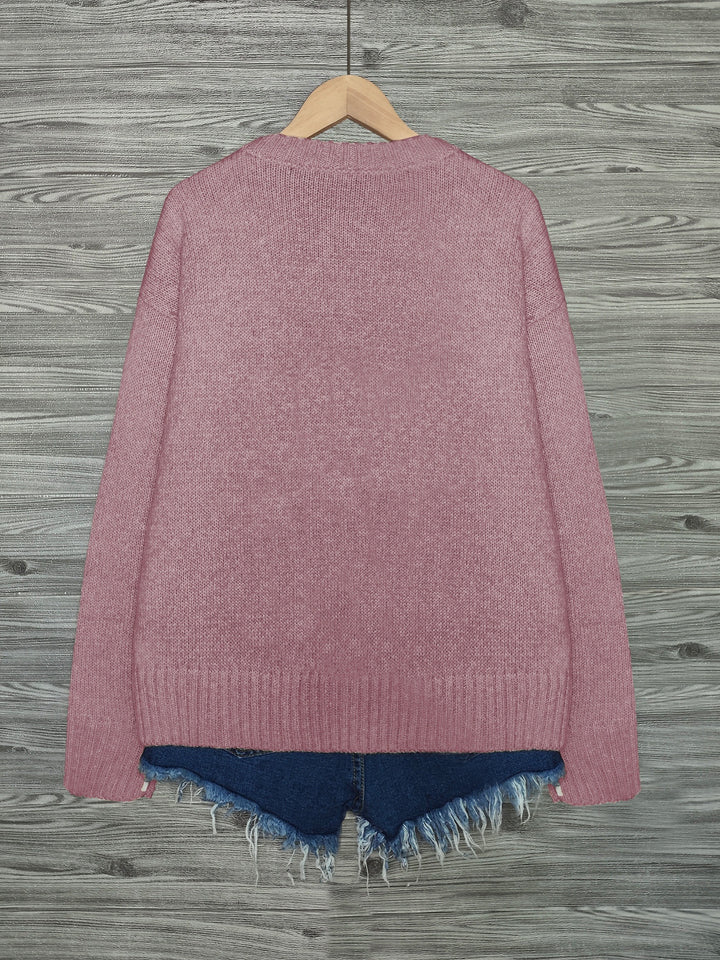 Lydia | Cozy Cat-Print Sweater