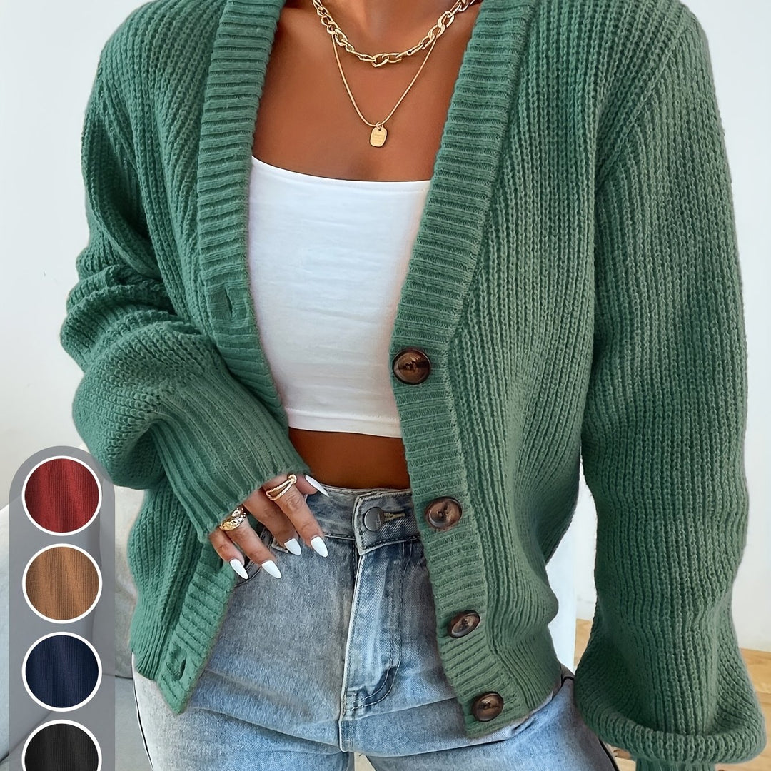 Marlowe | Chunky-Knit Button Cardigan