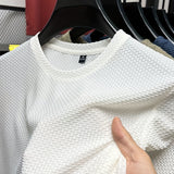 Sterling | Textured Round-Neck T-Shirt