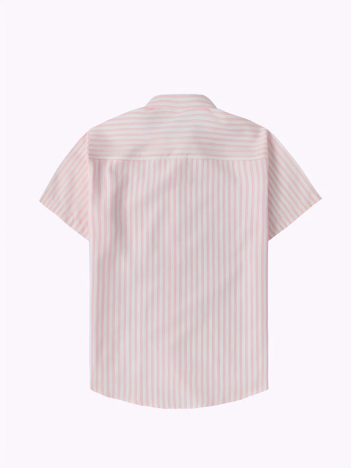 Miles | Men's Striped Lightweight Short Sleeve Shirt