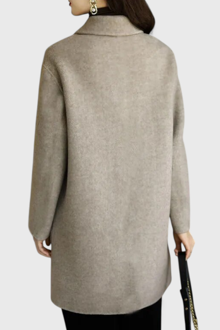 Lenora | Timeless Double-Breasted Overcoat