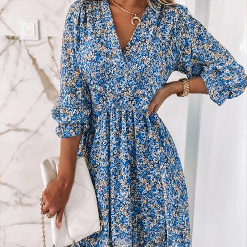 Estella | Elegant Floral Summer Dress