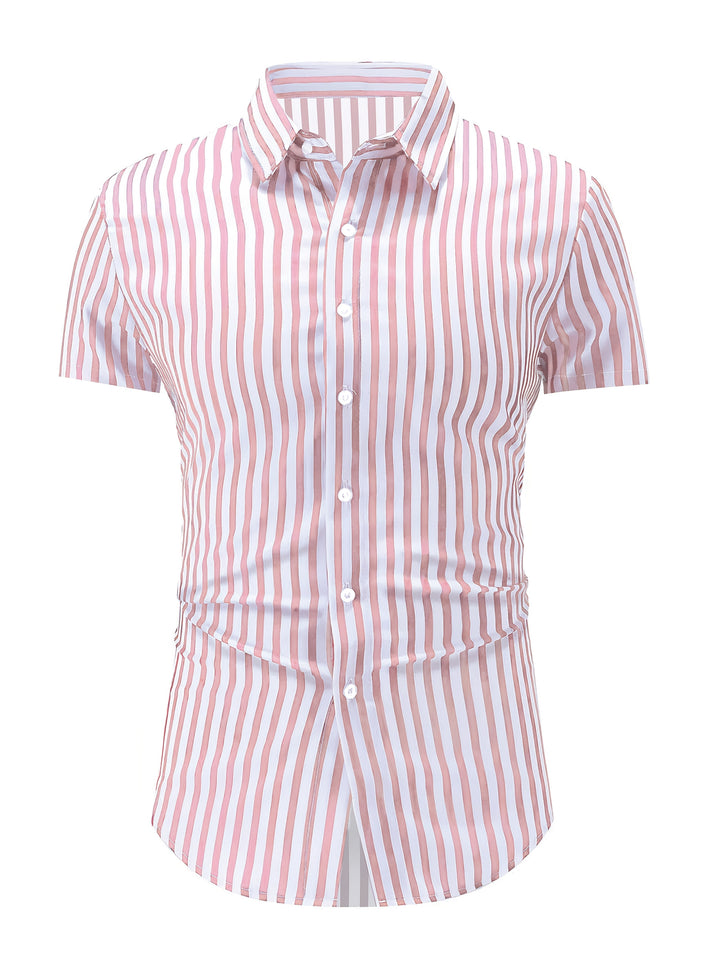 Sinclair | Men's Striped Short Sleeve Shirt