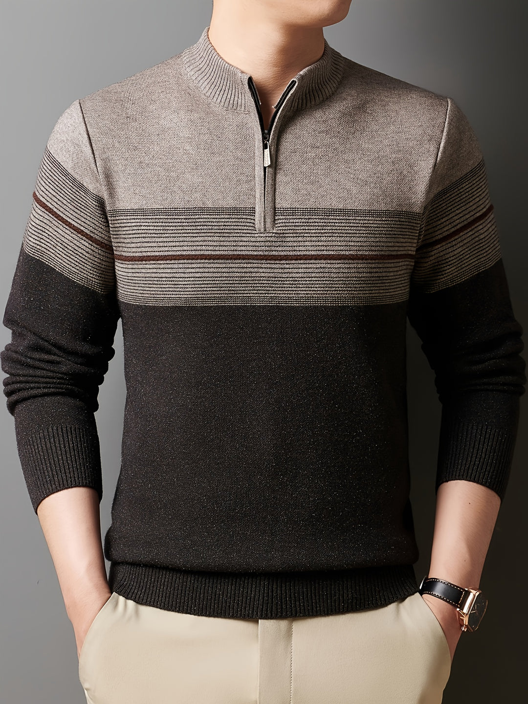 Barrett | Refined Quarter-Zip Sweater