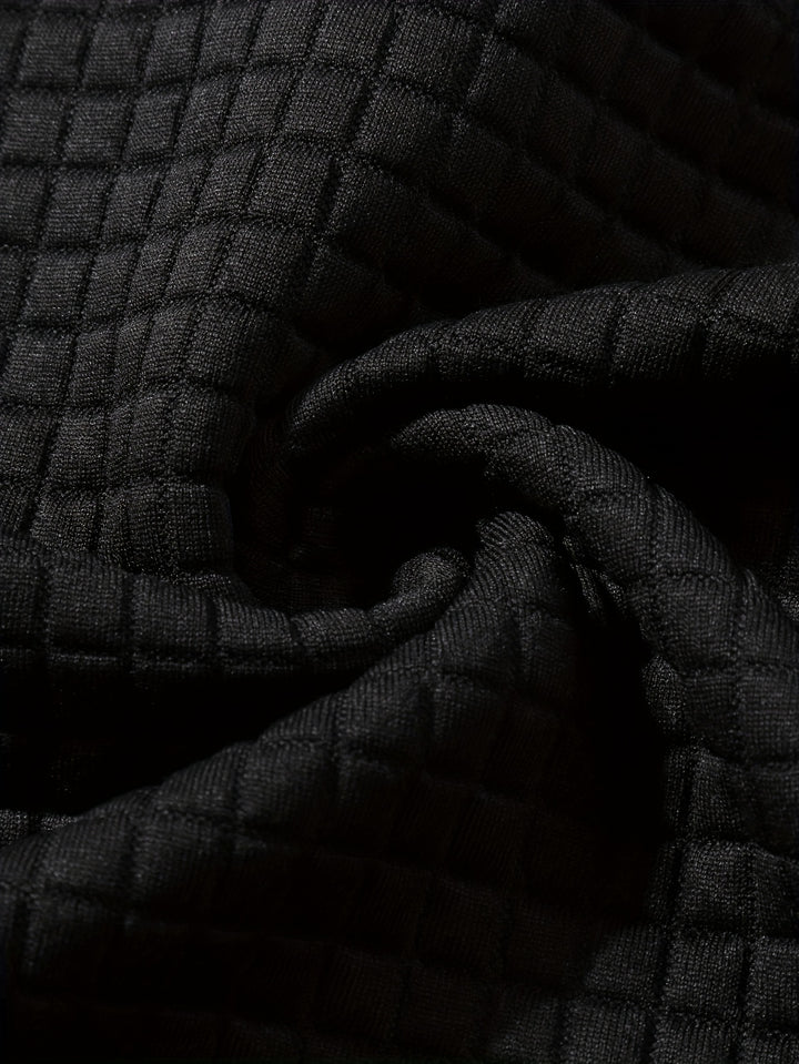 Grayson | Textured Color-Block Hoodie
