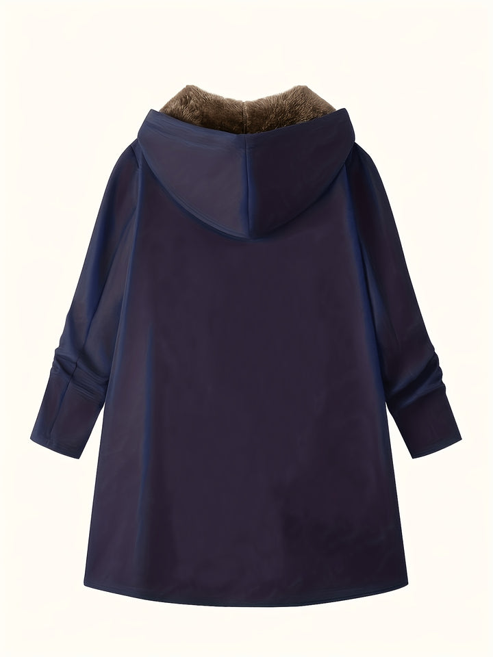 Marlowe | Cozy Fleece-Lined Hooded Coat