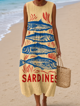 Anouk | Sleeveless Relaxed-Fit Midi Dress