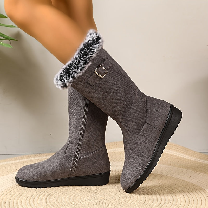 Autumn | Cozy Faux-Fur Tall Boots