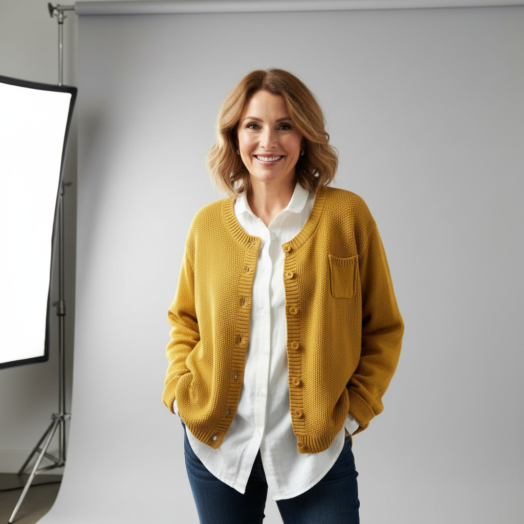 Isolde | Relaxed Button-Front Cardigan