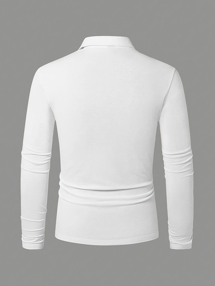 Duncan | Men's Long Sleeve Polo Shirt