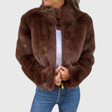 Miriam | Plush Cropped Jacket