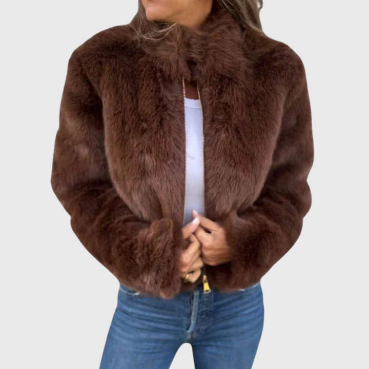 Miriam | Plush Cropped Jacket