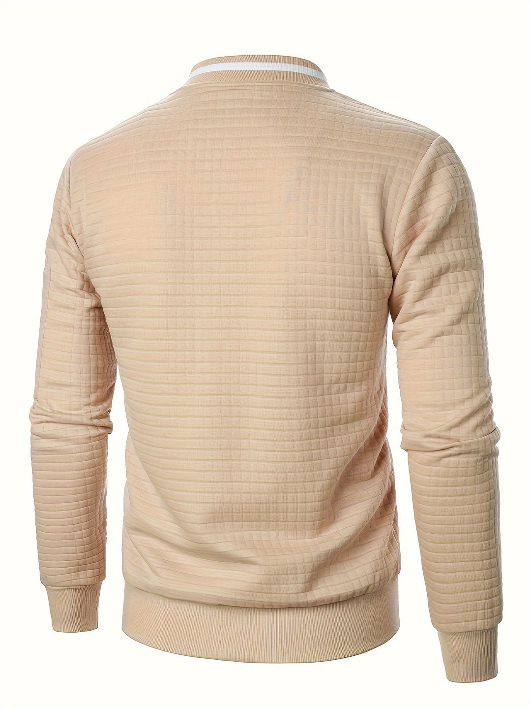 Marcus | Textured Stand-Collar Bomber Jacket