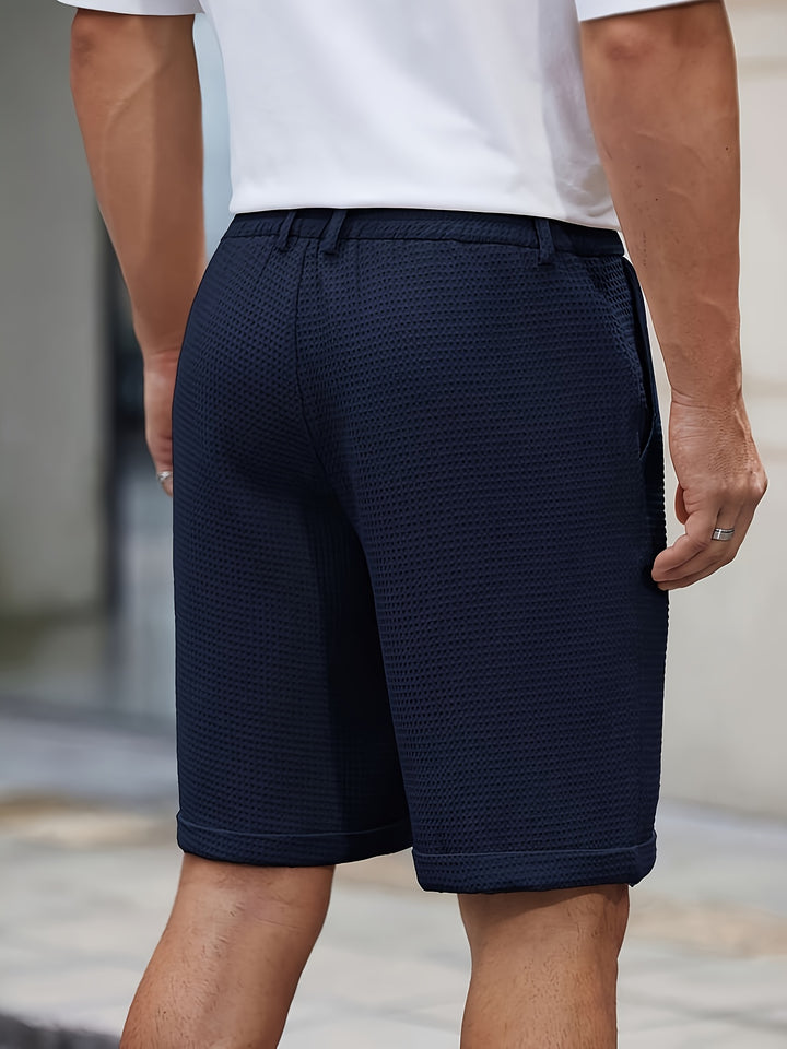 Camden | Textured Tailored Shorts