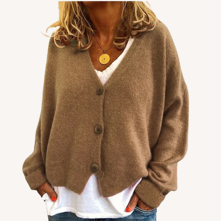 Bridie | Relaxed Button-Front Cardigan