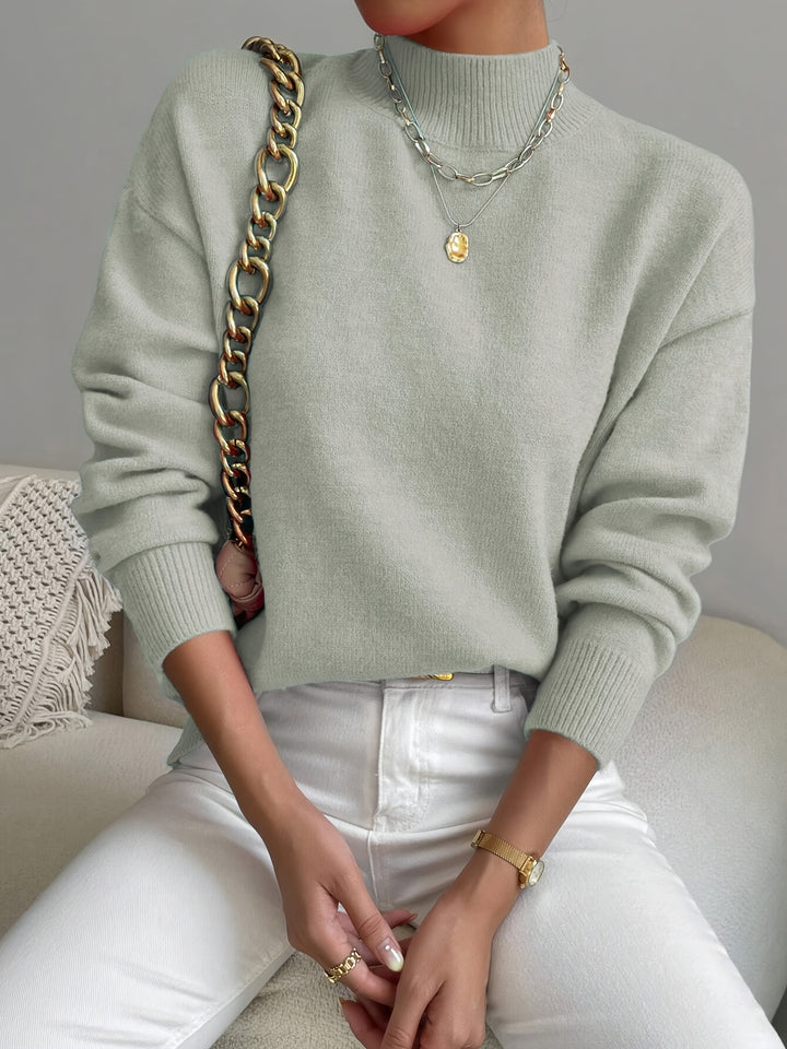 Juniper | Relaxed Mock Neck Sweater