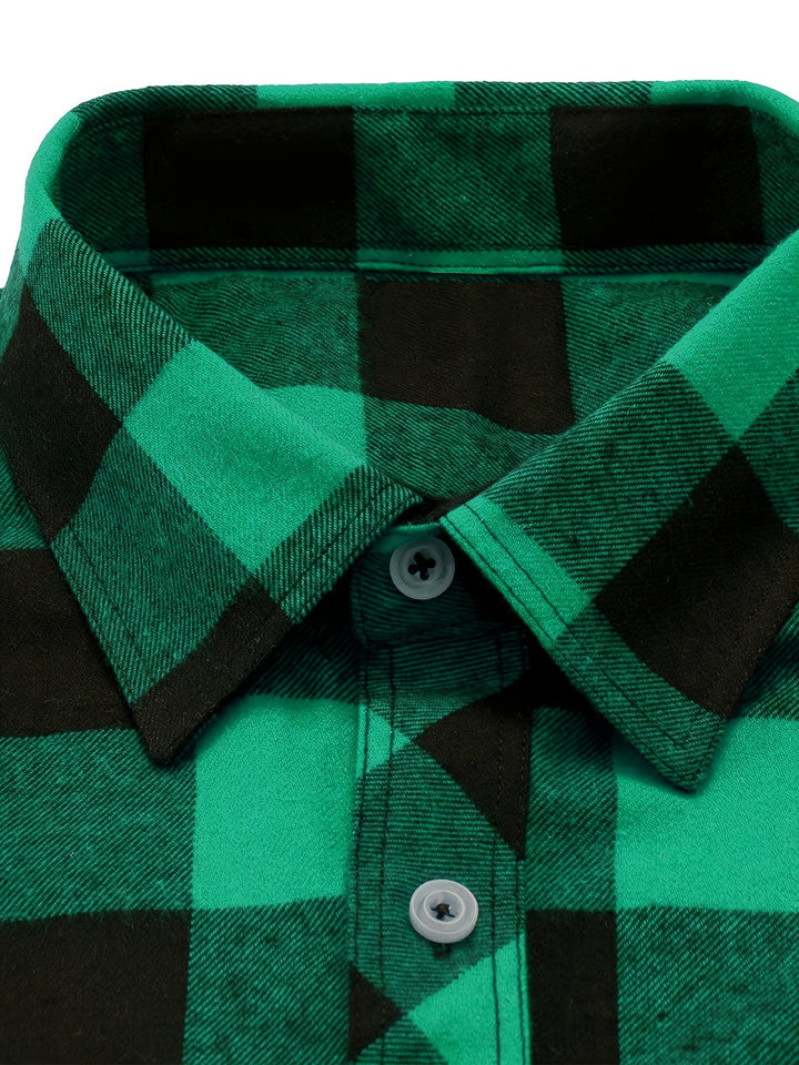 Emory | Rugged Check Button-Up Shirt
