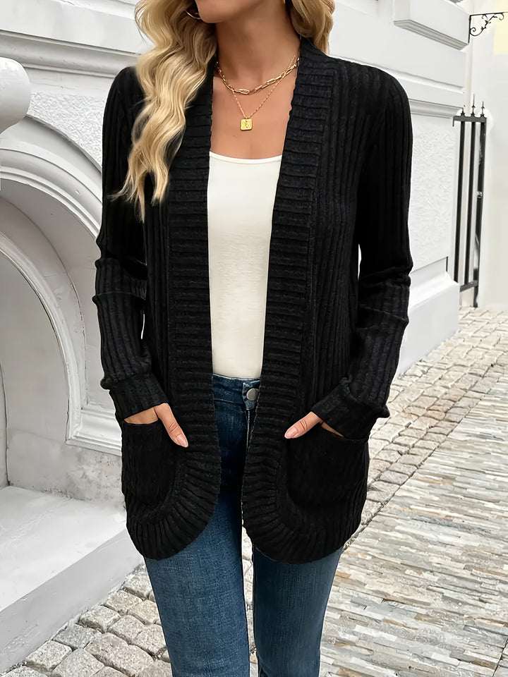Marguerite | Open-Front Pocket Cardigan