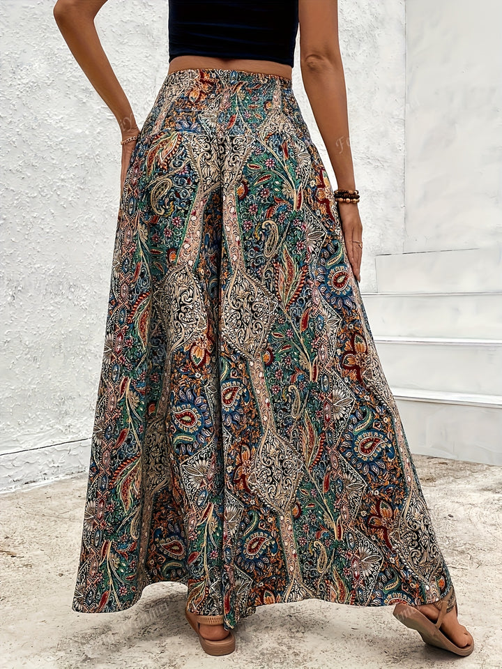 Delphine | Bohemian Wide-Leg Pants