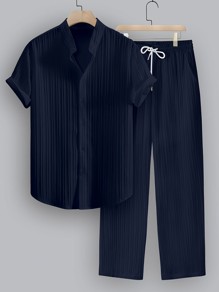 Adrian | Relaxed Textured Two-Piece Set