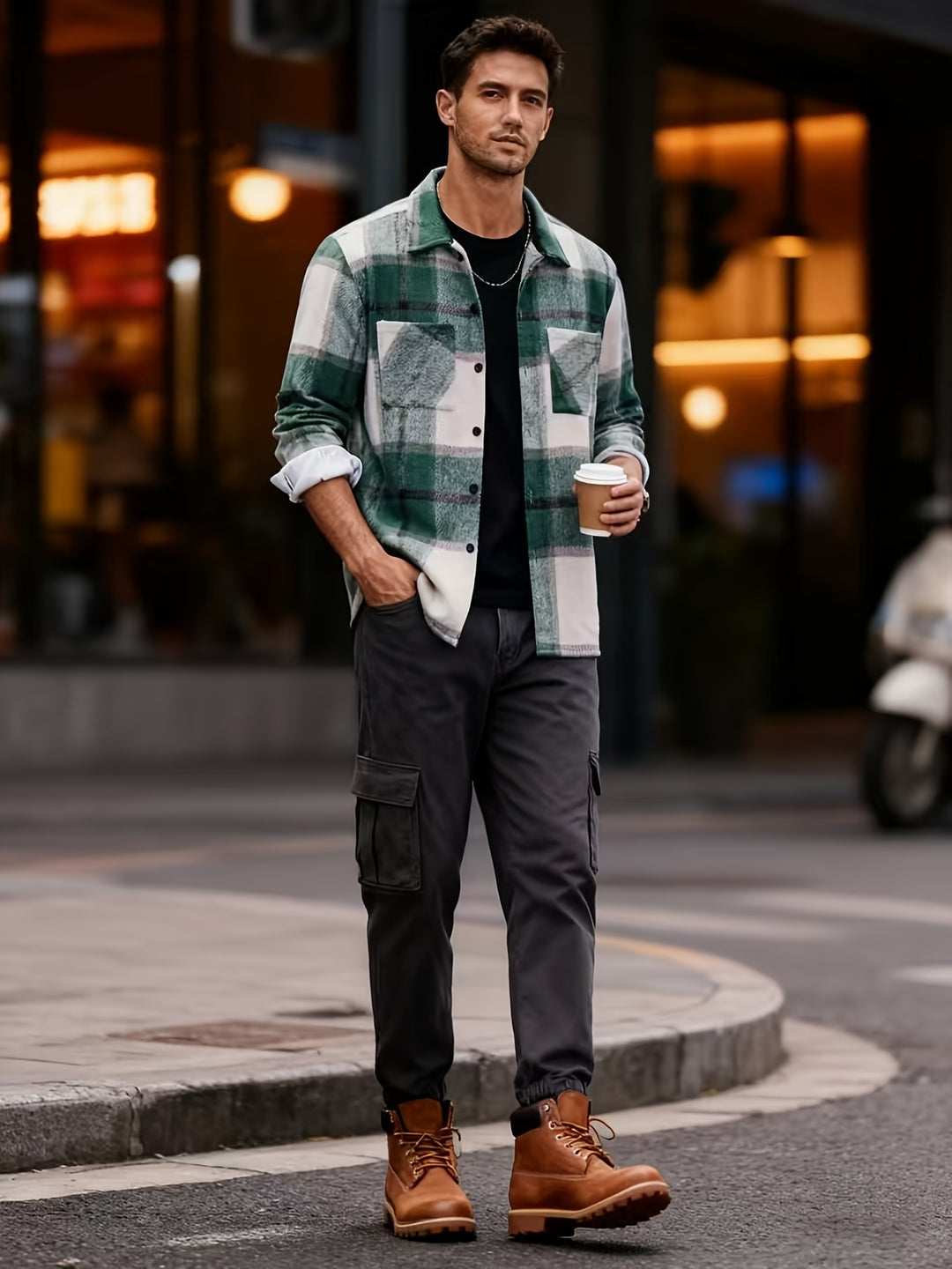 Wyatt | Rugged Checked Shirt Jacket