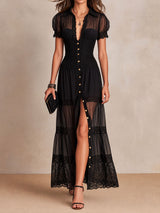 Odette | Romantic Lace Maxi Dress