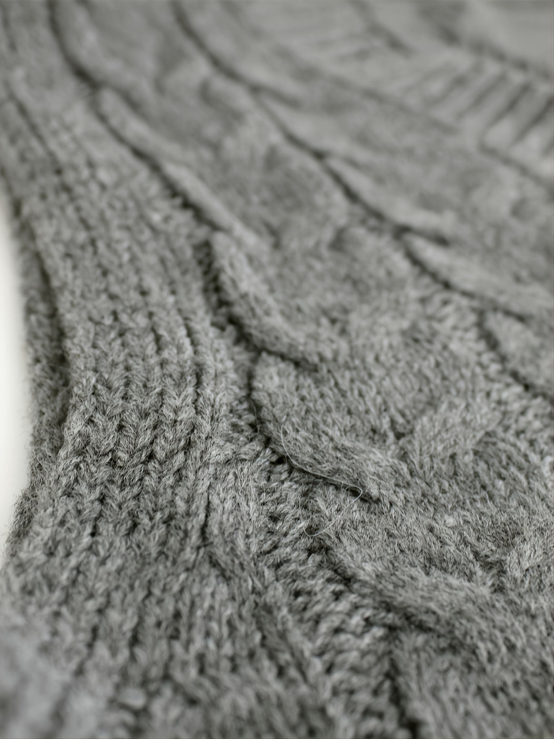 Cambria | Cable-Knit V-Neck Sweater Vest