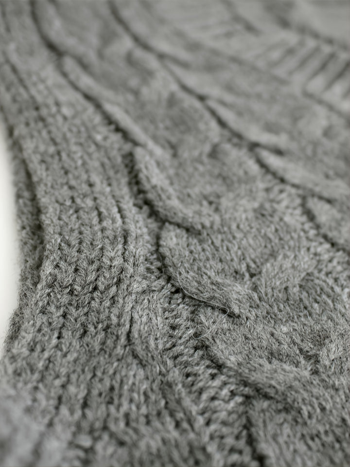 Cambria | Cable-Knit V-Neck Sweater Vest