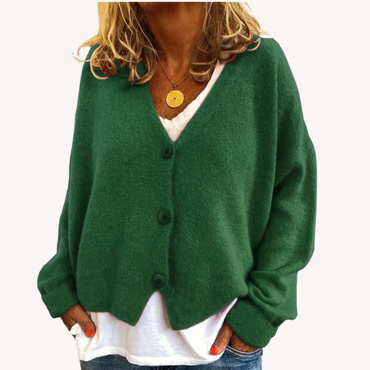 Lisette | Relaxed Button-Front Cardigan