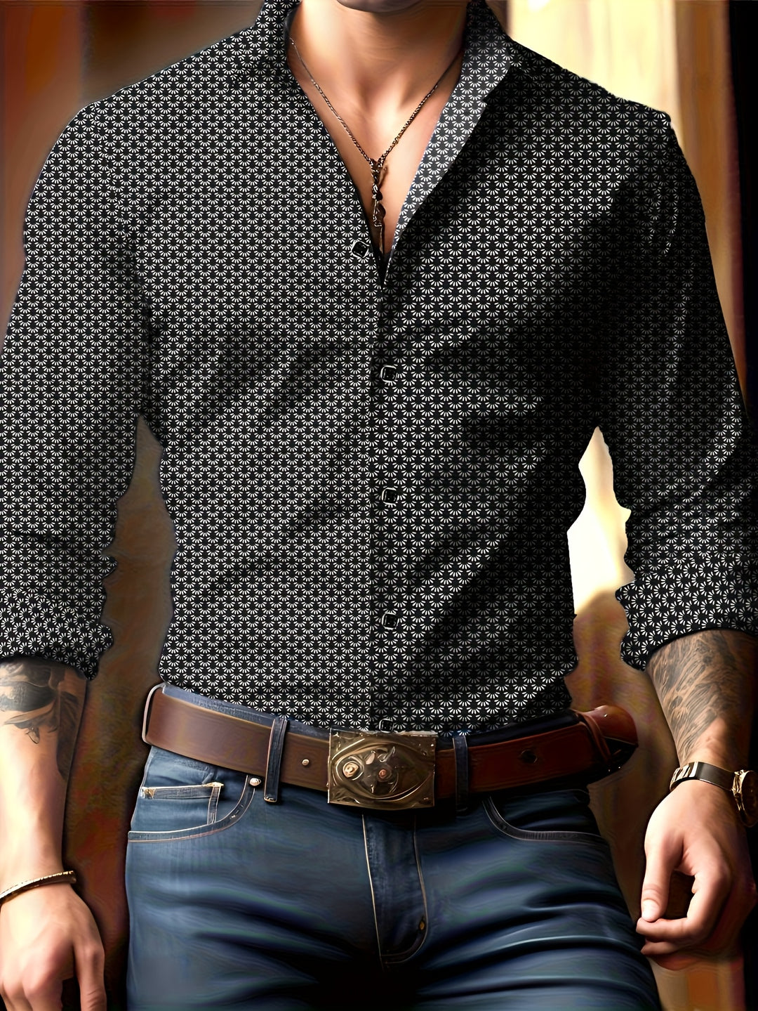 Preston | Men's Wrinkle-Resistant Long Sleeve Dress Shirt