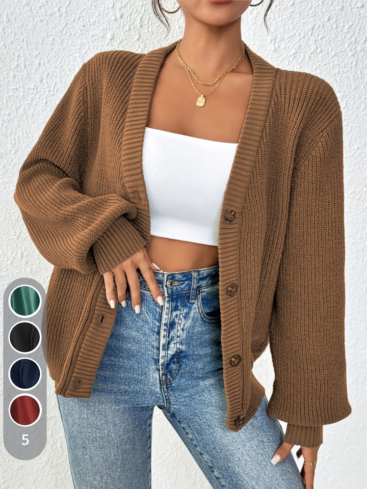 Marlowe | Chunky-Knit Button Cardigan