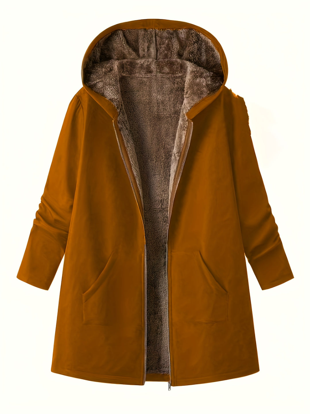 Marlowe | Cozy Fleece-Lined Hooded Coat