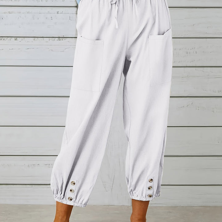 Lorraine | Relaxed Cropped Wide-Leg Pants